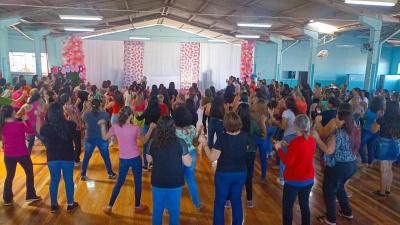 Secretaria de AssistÃªncia Social de Rio Bonito do IguaÃ§u promoveu o encontro para as mulheres